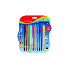  Golyóstoll 0,7 mm 10 db/bliszter Keyroad vegyes színek toll