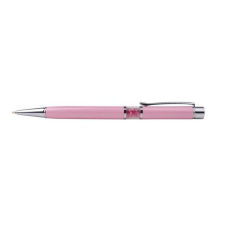  Golyóstoll, Crystals from SWAROVSKI®, rózsaszín, középen pink kristályokkal töltve 14cm toll
