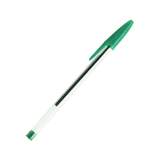 Golyóstoll eldobható kupakos Bluering® , írásszín zöld toll
