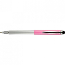  Golyóstoll metál rózsa test, Zebra Stylus Telescopic, írásszín kék toll