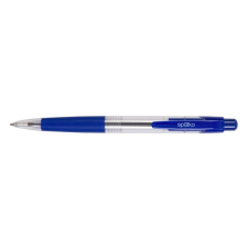  Golyóstoll SPOKO 0112 átlátszó kék tolltest, kék írásszín toll