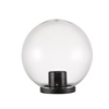 Gömb alakú kerti lámpa bura - átlátszó (250 mm) E27