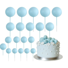  Gömb tortadísz beszúró, Kék-20 db sütés és főzés