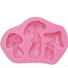 Gombák szilikon fondant /csokoládé forma, rózsaszín sütés és főzés