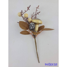  Gombás bogyós leveles őszi pick 17 cm dekorációs kellék