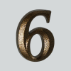 Gomboss/Perfekto 6 és 9 Antik bronz házszám