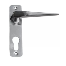 Gomboss/Perfekto Alu 410 Pajzsos Ajtókilincs F1 Ezüst 85 mm WC zár és alkatrészei