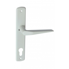 Gomboss/Perfekto Alu 410 Pajzsos Ajtókilincs Fehér 55 mm PZ zár és alkatrészei