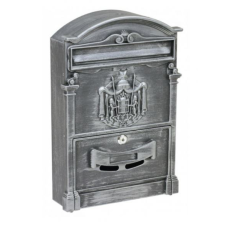 Gomboss/Perfekto Arthur Szürke Alapszín EZÜST antikólással 420mm * 260mm * 90mm postaláda