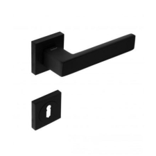 Gomboss/Perfekto Boxer Négyzetrozettás Fekete Fényes Fekete betéttel WC zár és alkatrészei