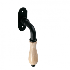 Gomboss/Perfekto Diána Perfekto Barna betéttel Fekete szín Nagyalakú Ablakfélkilincs Hagyományos zár és alkatrészei