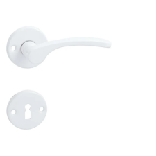 Gomboss/Perfekto Lana Körrozettás Fehér Kilincs PZ zár és alkatrészei