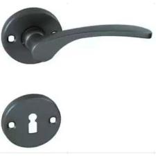 Gomboss/Perfekto Lana Körrozettás Fekete Kilincs WC zár és alkatrészei