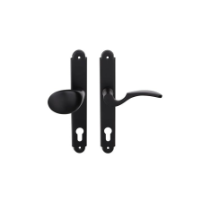 Gomboss/Perfekto Martin Fekete Asszimetrikus Gomb-Kilincs 88 mm BB BALOS zár és alkatrészei