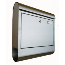 Gomboss/Perfekto Nagyméretű Nemesacél Inox Újságtartóval MB003 Minta postaláda