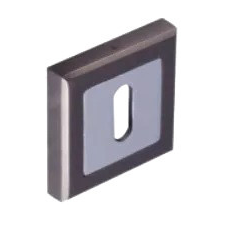 Gomboss/Perfekto Négyzetrozetta (Star Trend) Antracit/Grafit Szürke BB Alsó-Felső Zártakaró zár és alkatrészei