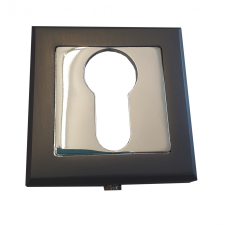 Gomboss/Perfekto Négyzetrozetta (Star Trend) Antracit/Grafit Szürke PZ Alsó-Felső Zártakaró zár és alkatrészei