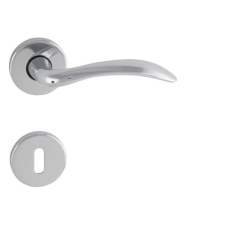 Gomboss/Perfekto Olive Körrozettás Fényes Króm PZ zár és alkatrészei