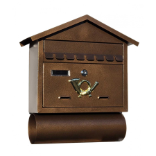 Gomboss/Perfekto Postaláda Spi 3 Sátortetős Antik Bronz postaláda