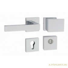 Gomboss/Perfekto Square Biztonsági Matt Króm Kilincs/Kilincs Négyzetrozettás PZ Gomb/Kilincs zár és alkatrészei