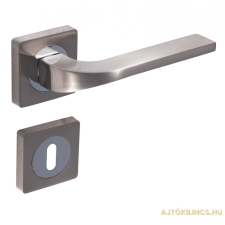 Gomboss/Perfekto Style Light Négyzetrozettás Szatén Króm Felület BB zár és alkatrészei