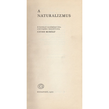 Gondolat A naturalizmus antikvárium - használt könyv