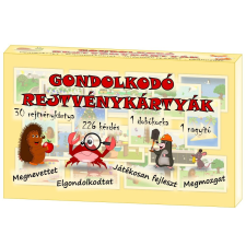 Gondolkodó rejtvénykártyák logikai játék