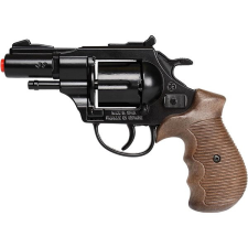 Gonher Gold Collection Rendőrségi revolver, fekete, fém, 12 töltényes katonásdi