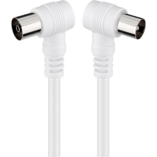 Goobay 11522 Koax antenna kábel 5m - Fehér (11522) kábel és adapter