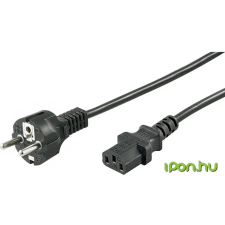 Goobay 230V IEC Tápkábel Fekete 2m 50098 fogó