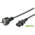Goobay 230V IEC Tápkábel Fekete 2m 50098