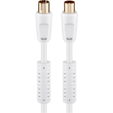Goobay 27722 Koax zavarszűrős antenna kábel 5m - Fehér (27722) kábel és adapter