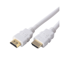 Goobay 31895 Prémium HDMI-HDMI (Apa-Apa) Kábel 5m - Fehér (31895) kábel és adapter