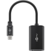 Goobay 38531 0,2 M USB C-típus VGA (D-Sub) Fekete