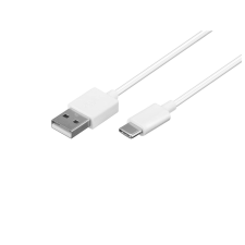 Goobay 45563 USB2.0-A apa - USB3.1-C apa átalakító kábel 1m - Fehér (45563) kábel és adapter