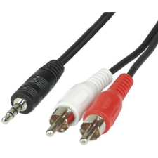 Goobay 50441 3.5mm jack M - 2x RCA M Audiokábel 10m Fekete (50441) kábel és adapter