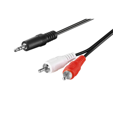 Goobay 51650 3.5mm Jack apa - 2x RCA apa Kábel (3m) (51650) kábel és adapter