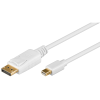 Goobay 52858 Mini DisplayPort - DisplayPort kábel 1m - Fehér (52858)