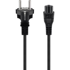 Goobay 57846 230V Hálózati tápkábel - 1m (57846) kábel és adapter