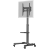 Goobay 59507 37"-70" LCD TV/Monitor gurulós tartó - Fekete (1 kijelző)