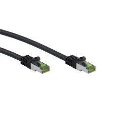 Goobay 61100 S/FTP CAT8.1 Patch Kábel 20m - Fekete kábel és adapter
