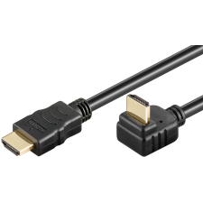 Goobay 61263 HDMI - HDMI 2.0 270°-os kábel 0.5m - Fekete kábel és adapter