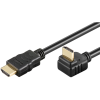 Goobay 61275 HDMI - HDMI 2.0 270°-os kábel 3m - Fekete (61275)