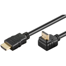 Goobay 61296 HDMI - HDMI 2.0 Derékszögű kábel 2m - Fekete (61296) kábel és adapter