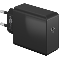 Goobay 61761 USB-C Hálózati töltő - Fekete (65W) mobiltelefon kellék