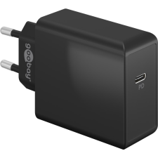 Goobay 61761 USB-C Hálózati töltő - Fekete (65W) (61761) mobiltelefon kellék