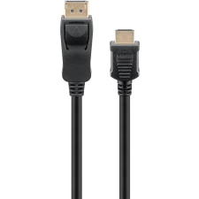 Goobay 64844 DisplayPort 1.2 - HDMI 2.0 Kábel 5m - Fekete (64844) kábel és adapter