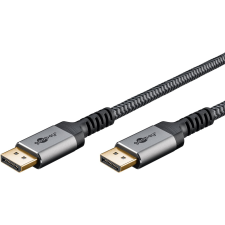 Goobay 65265 DisplayPort 1.4 - DisplayPort 1.4 Kábel 2m - Szürke kábel és adapter