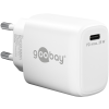 Goobay 65368 USB-C Hálózati töltő - Fehér (25W)