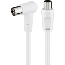 Goobay 67359 Koax antenna kábel 1.5m - Fehér (67359) kábel és adapter